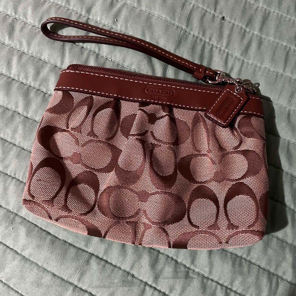 Signature Coach wristlet